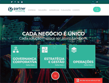 Tablet Screenshot of partnerconsulting.com.br
